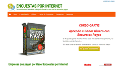 Desktop Screenshot of encuestasporinternet.org